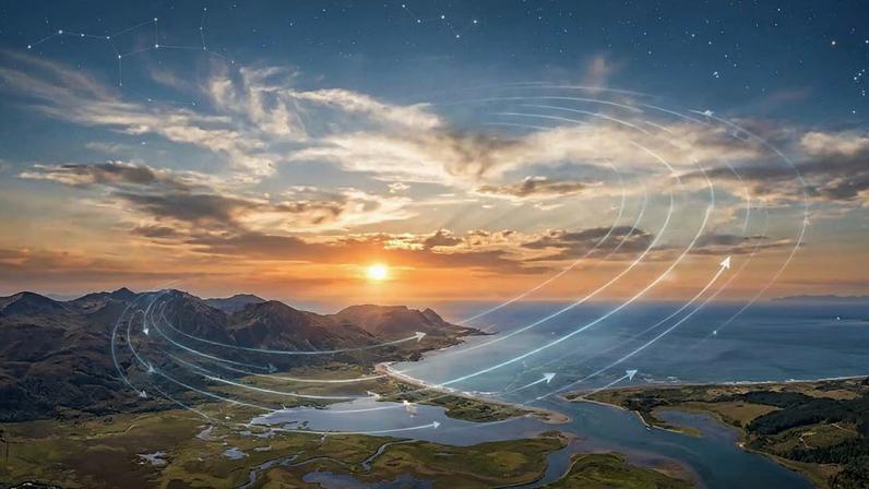 Como aves cruzam continentes e voltam ao mesmo lugar sem GPS? (Imagem: Fala Ciência via Gemini)