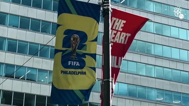 A Seleção Brasileira foi recebida com entusiasmo pelos torcedores ao chegar à Filadélfia, onde enfrentará o Haiti pela segunda rodada da fase de grupos da Copa do Mundo da FIFA.