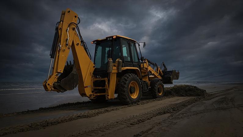 Retroescavadeira 3CX Plus, da JCB (JCB/Divulgação)