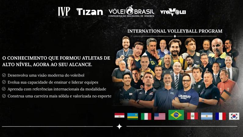 CBV lança programa internacional de capacitação em voleibol com aulas online e parte da receita destinada a projetos sociais