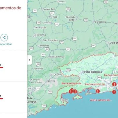 Google Maps exibe alertas falsos de desastre em cinco capitais; RJ critica uso