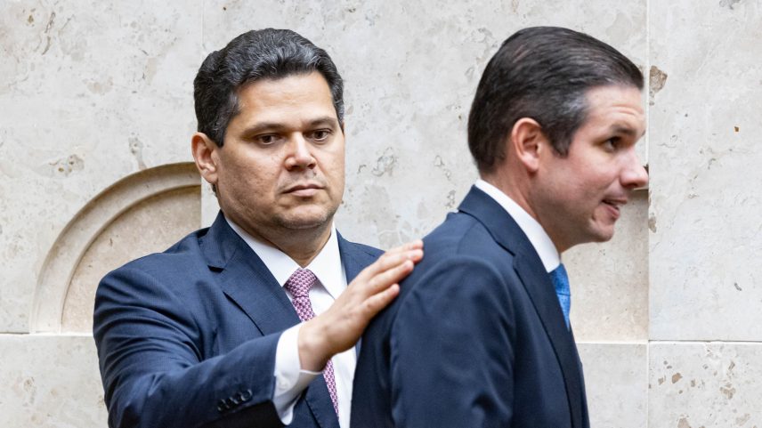 Davi Alcolumbre e o Deputado Hugo Motta - Metrópoles