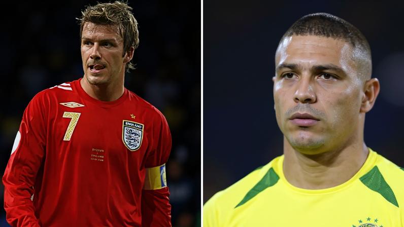 David Beckham e Ronaldo
