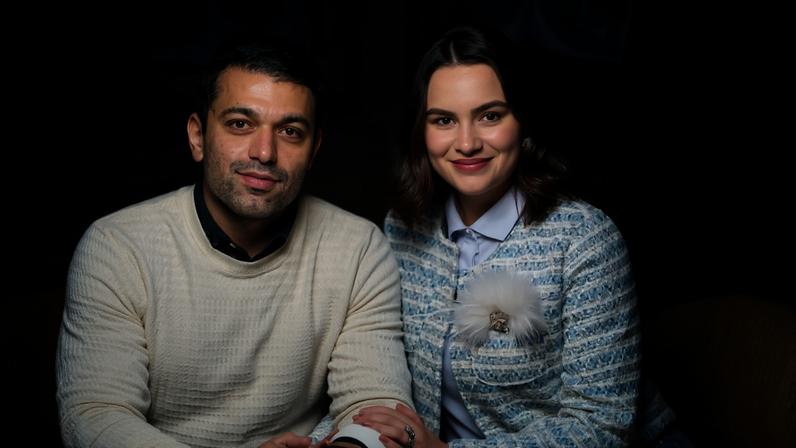 Felipe Sabino, cofundador e CEO da Aurex, e Lisandra Pereira, cofundadora e diretora institucional da empresa: casal transformou experiência no mercado financeiro em fintech de câmbio (Aurex/Divulgação)