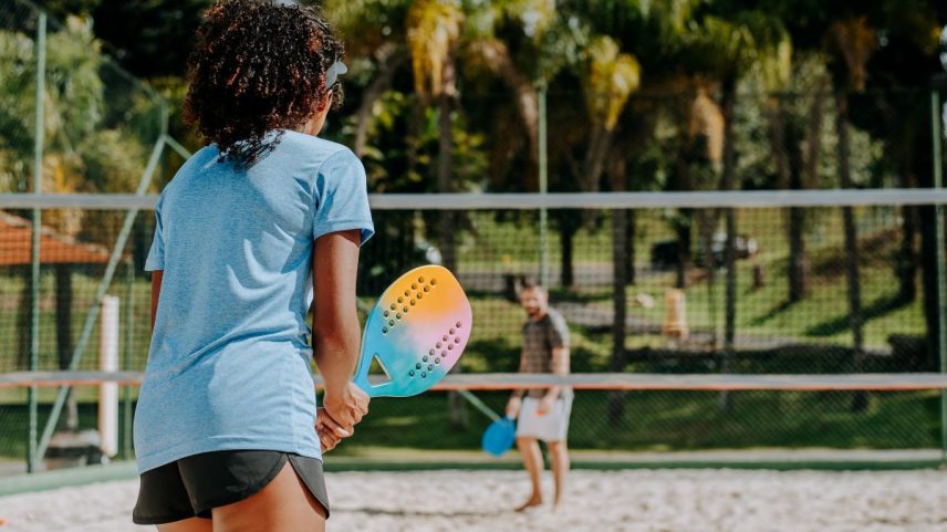 quadr de beach tennis