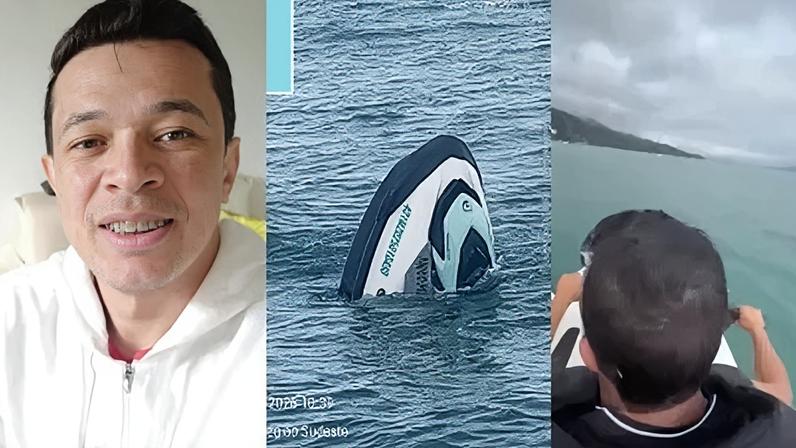 Dheorge Pereira ficou desaparecido por cerca de sete dias após realizar um passeio em um jet-ski, em Ilhabela (SP)