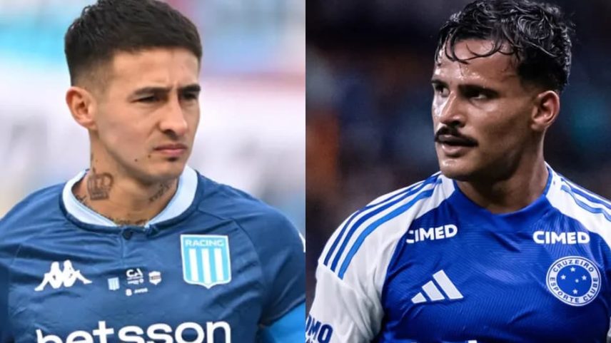 Rojas e Kaiki (Foto: Reprodução/ Divulgação Cruzeiro)