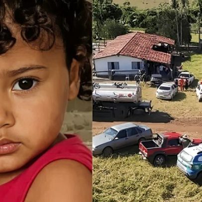 Menina de 2 anos desaparece em fazenda e é encontrada morta; polícia investiga