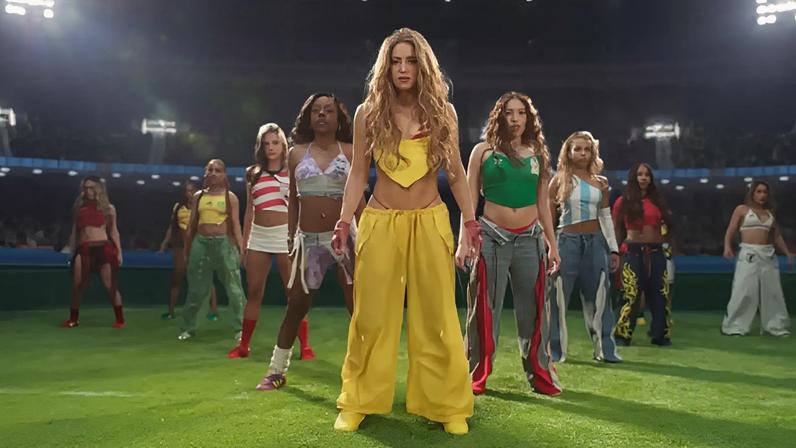 Shakira no clipe de 'Dai Dai' (YouTube/Reprodução)