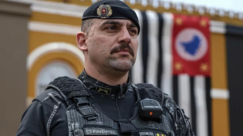 Ronickson Pimentel, da Rota da Polícia Militar de São Paulo (Redes sociais/Reprodução)