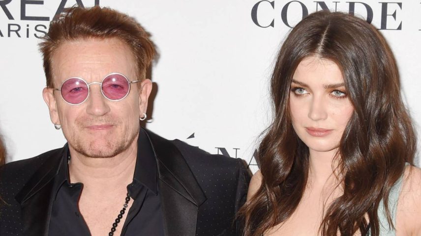 Bono e Eve Hewson juntos em 2016