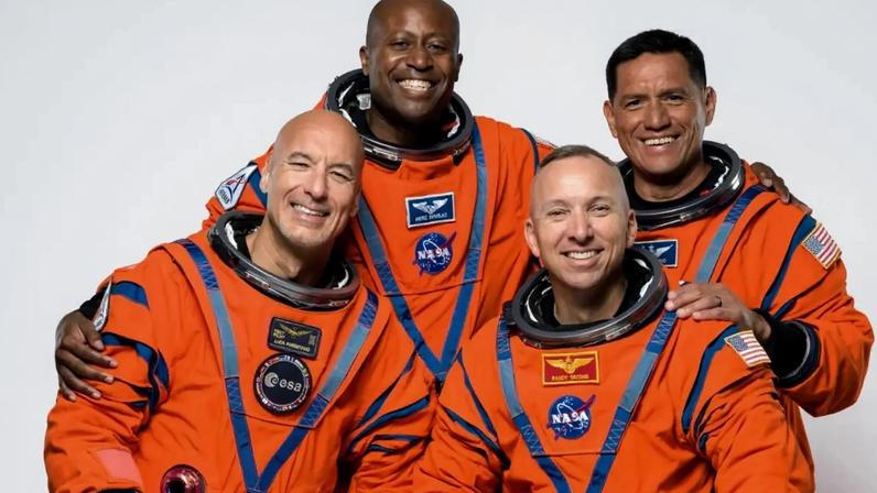 Quatro homens ficarão a cargo da missão Artemis III em 2027 (Nasa/X/Reprodução)