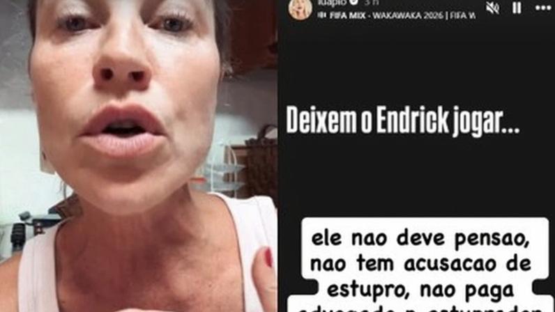 Luana Piovani volta a criticar Neymar e pede escalação de Endrick antes de jogo do Brasil