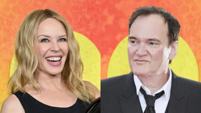 Kylie Minogue e Quentin Tarantino vão estrear novo filme lado a lado