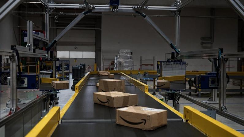 Centro de distribuição da Amazon (Divulgação)