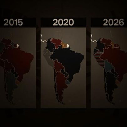 América do Sul muda de esquerda para a direita desde 2015