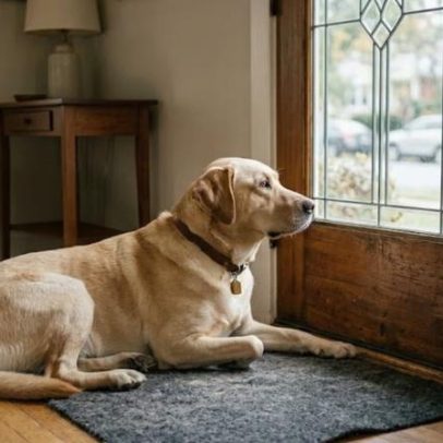 O que o cachorro sente quando você sai de casa