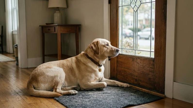 O que o cachorro sente quando você sai de casa