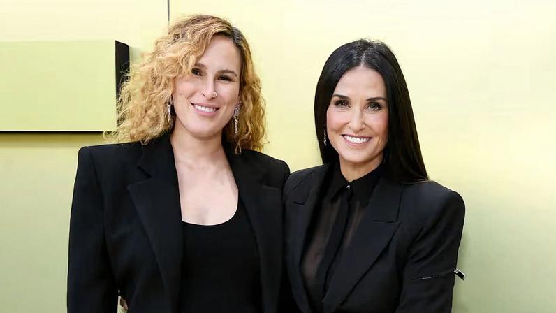 Rumer Willis é filha de Demi Moore e Bruce Willis