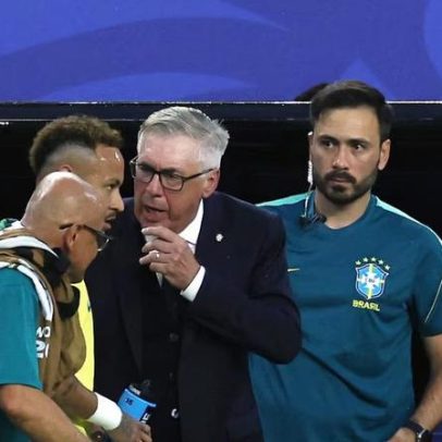 Ancelotti elogia Brasil pelo desempenho coletivo na vitória sobre a Escócia