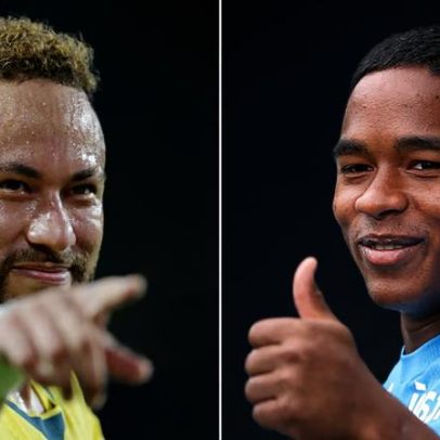 Neymar ou Endrick: quem você quer ver em campo na segunda? Vote