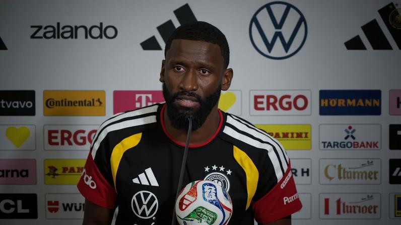 Antonio Rüdiger falou sobre a integração de jovens jogadores na seleção alemã e elogiou especificamente Nathaniel Brown.