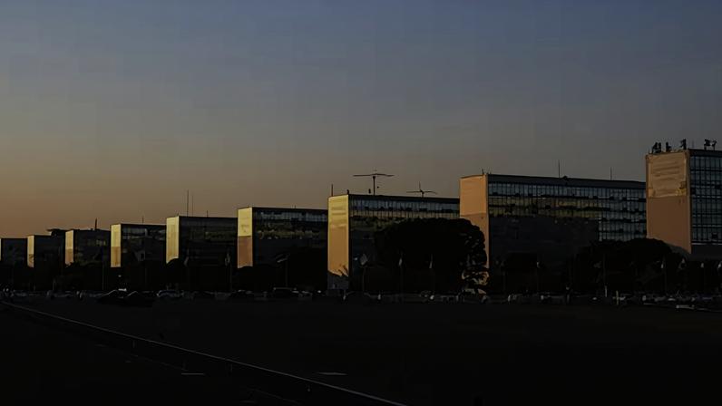 Esplanada dos Ministérios, em Brasília