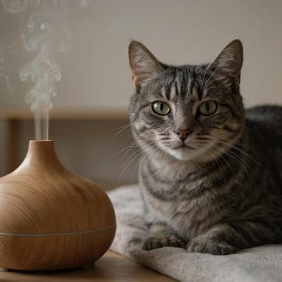 Difusores de ambientadores podem intoxicar gatos, alerta especialistas