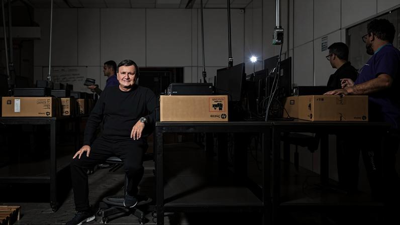 Vittorio Danesi, da Simpress: "Dá para chegar a 30% do mercado. A oportunidade é enorme" (Leandro Fonseca/Exame)
