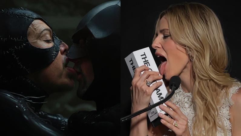 Michelle Pfeiffer fez referência à icônica Mulher-Gato durante a premiação
