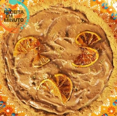 Receita rápida: torta de laranja com cacau em um minuto