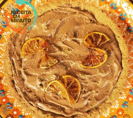 Torta de laranja com cacau