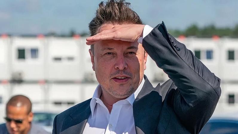 O empresário Elon Musk, dono do X e da SpaceX. (Foto: ALEXANDER BECHER/EFE/EPA)