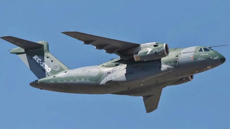 Aeronave da Marinha rumo à Veneuzela é Embraer KC-390