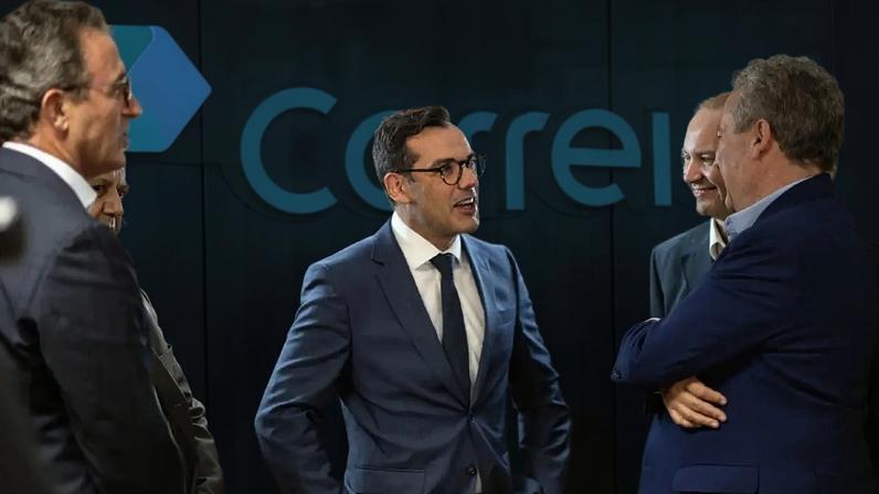Ao centro, Antonio Scala, CEO Enel Brasil (Divulgação/Divulgação)