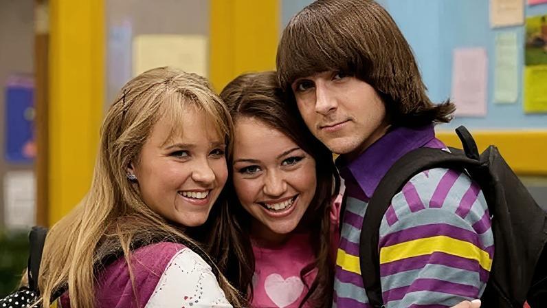 Elenco de "Hannah Montana" durante a série de TV