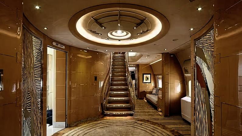 Interior do novo Air Force One: presente do Catar