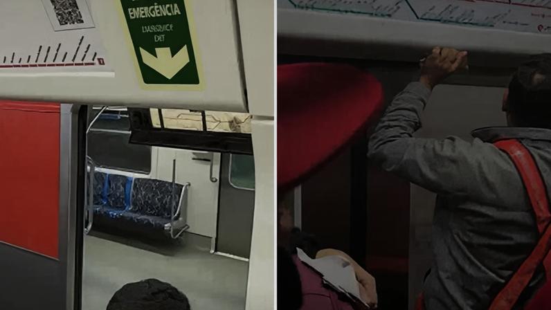 Trens da Linha 10-Turquesa estão com lentidão após falha na rede aérea.