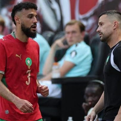 Marrocos pode ficar sem lateral do United e atacante do Betis contra o Brasil