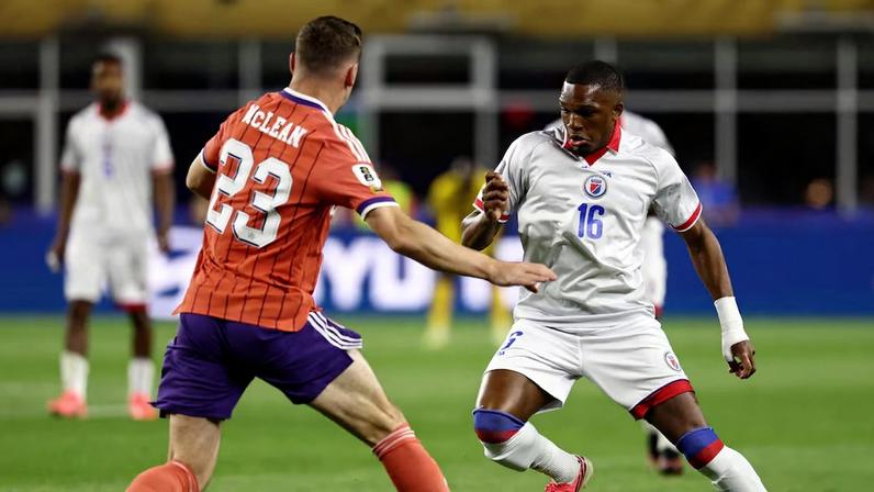 Haiti e Escócia fizeram bom jogo no Gilette Stadium, em Boston, pela Copa do Mundo, que terminou com vitória magra de 1 a 0 para os europeus.