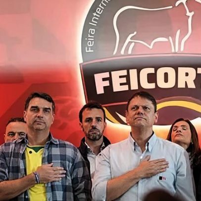 Flávio e Tarcísio destacam segurança e agro em feira no interior de SP