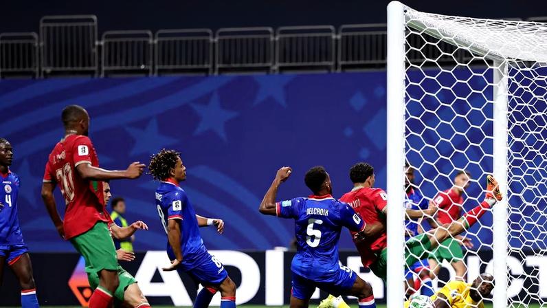 Marrocos e Haiti se enfrentaram nesta quarta-feira em Atlanta. Foto: Darrian Traynor/Getty Images via AFP