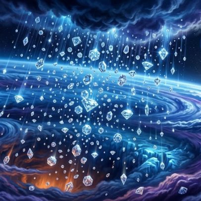 Diamantes caem do céu em alguns planetas; ciência explica