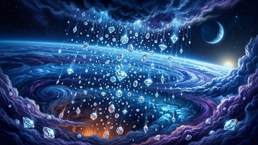 Diamantes caem do céu em alguns planetas; ciência explica