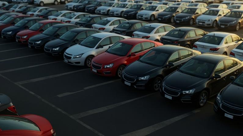 Carros vendidos na concessionária