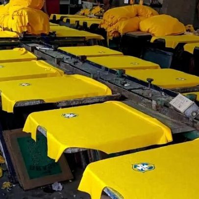 Mercado brasileiro de camisas falsas de Amarelinha pirata cresce