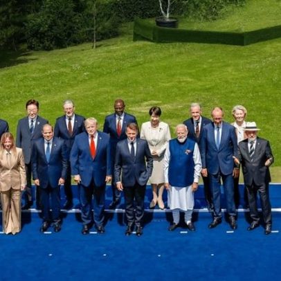 Trump não cumprimenta Lula ao passar pelo G7