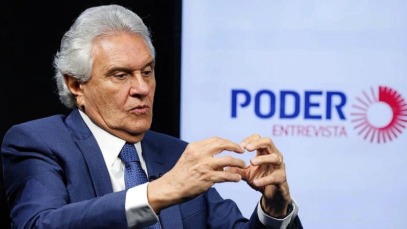 Na imagem, o ex-governador de Goiás em entrevista ao Poder360. Caiado também defendeu que as negociações levem em conta particularidades regionais e setoriais