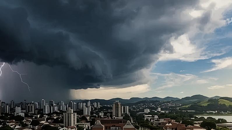 Avanço de sistema meteorológico reforça instabilidades no Centro-Sul