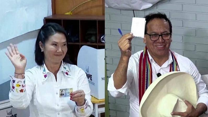 Keiko Fujimori e Roberto Sánchez na disputa mais acirrada da América do Sul